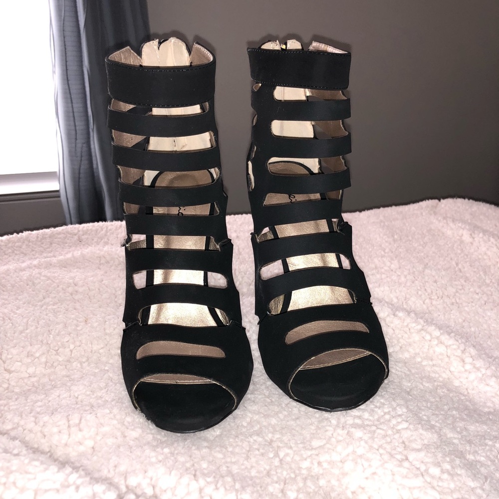 Black high heels